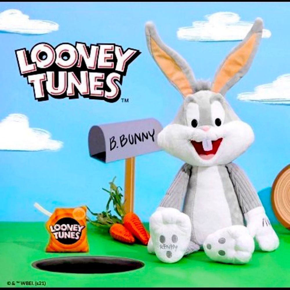 SCENTSY Buddy Fragrance Plush Looney Tunes Bugs Bunny + Scent Pak NEW IN BOX